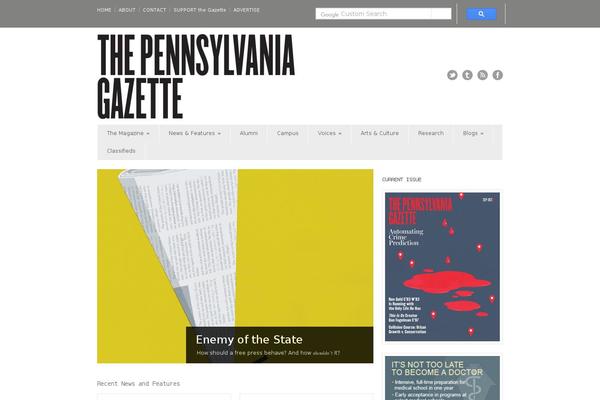 Newsstand theme site design template sample