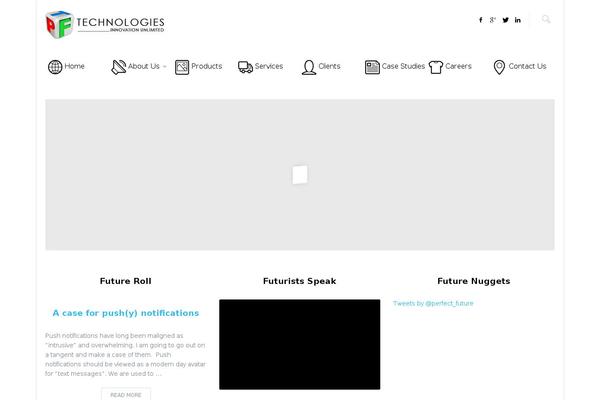 Site using Social Media Widget plugin