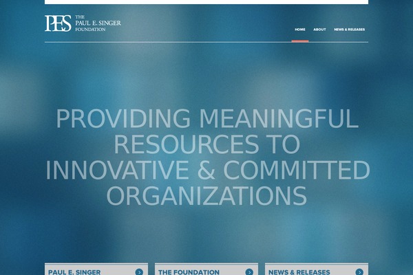 thepesfoundation.org site used Thepesfoundation