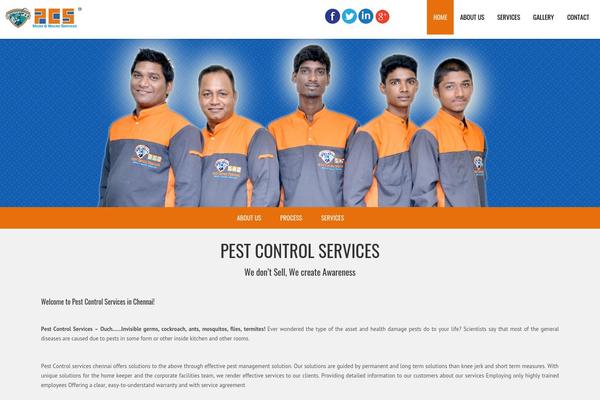 thepestcontrolservices.com site used Thepestcontrolservices