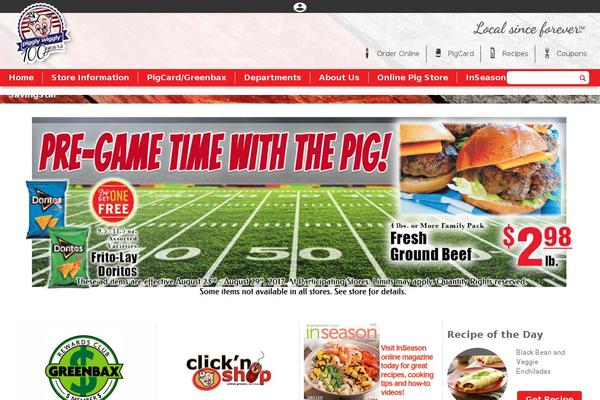 thepig.net site used Shoptocook-responsive-thepig