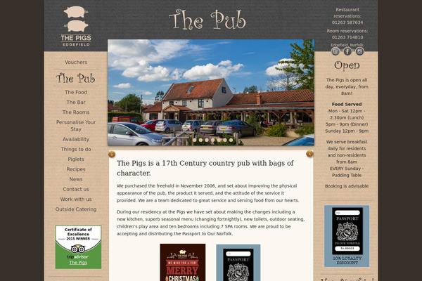WordPress website example screenshot