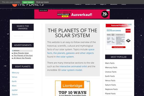 theplanets.org site used Theplanets