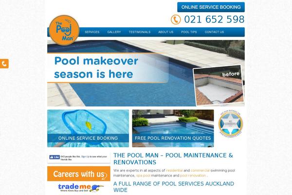 thepoolman.co.nz site used The-pool-man