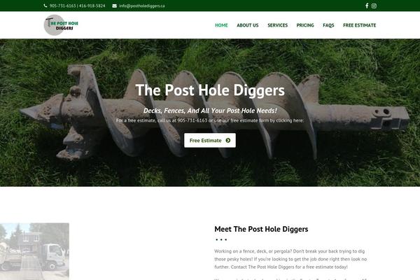 WordPress website example screenshot