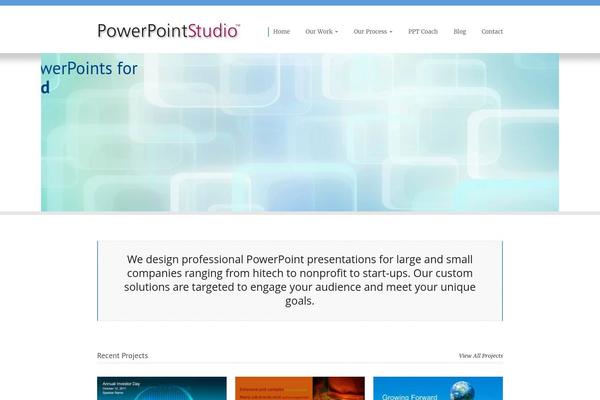thepowerpointstudio.com site used Powerpointstudio