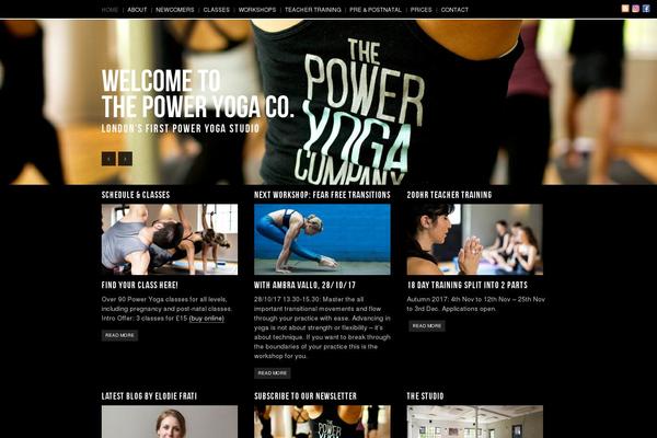 thepoweryogaco.com site used Poweryoga