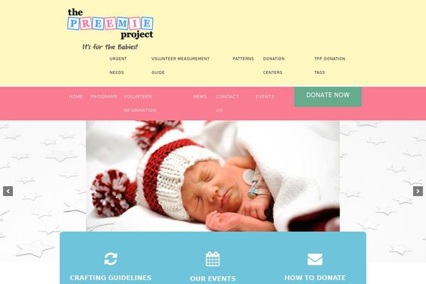 thepreemieproject.com site used Advocator-child