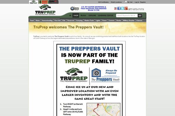 thepreppersvault.com site used Truprep