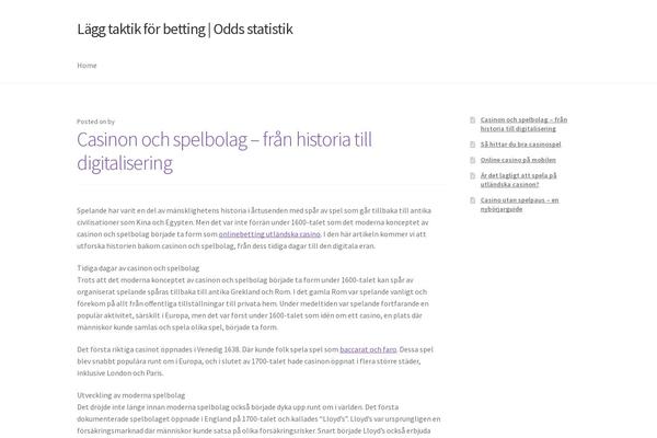 WordPress website example screenshot