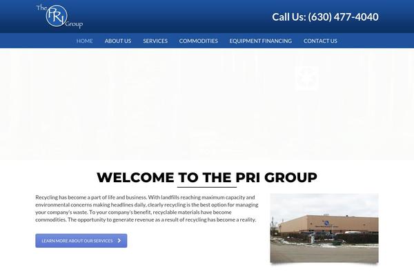 theprigroup.com site used Theme-prigroup