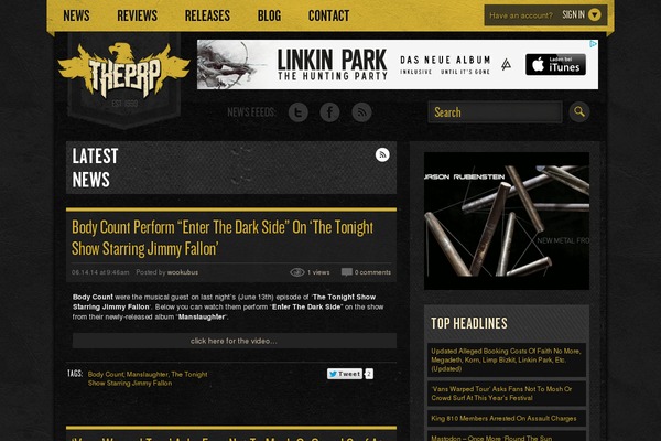 Site using Theprp-custom plugin