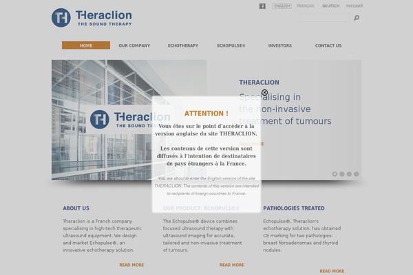 theraclion.com site used Theraclion