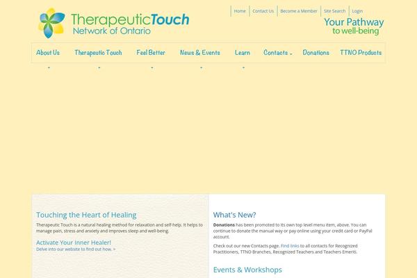 therapeutictouchontario.org site used Ttno-wordpress
