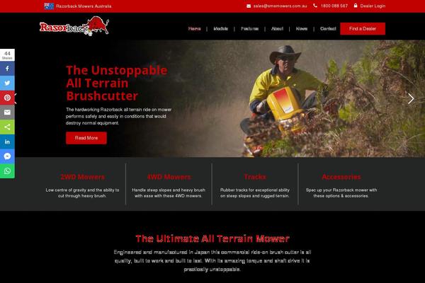 therazorback.com.au site used Walker_theme