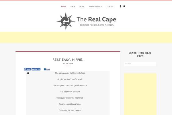 therealcape.com site used My Blog