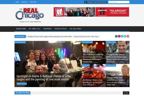 therealchicago.com site used Gloria