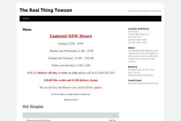 Twenty Ten theme site design template sample