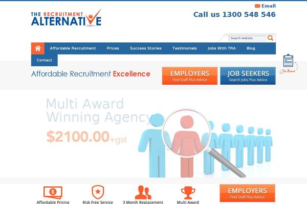therecruitmentalternative.com.au site used Recruitalt