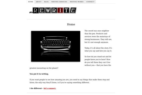 therewrite.com site used Gutenbook