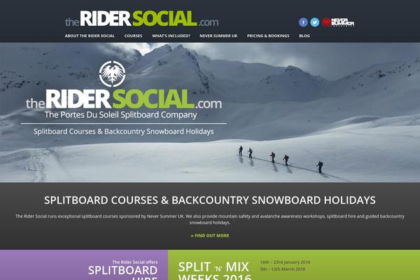theridersocial.com site used Theridersocial
