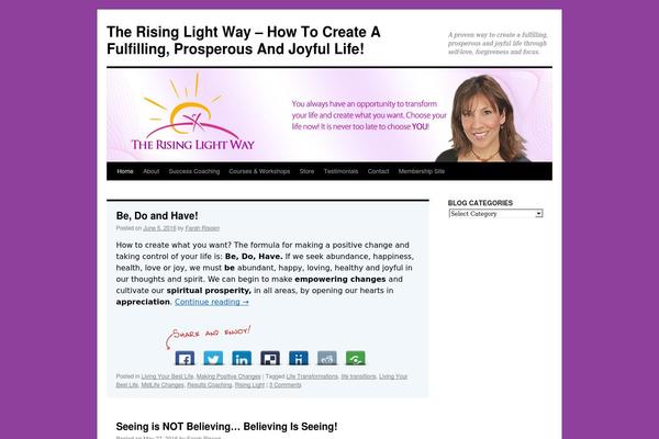 therisinglightway.com site used Risinglight