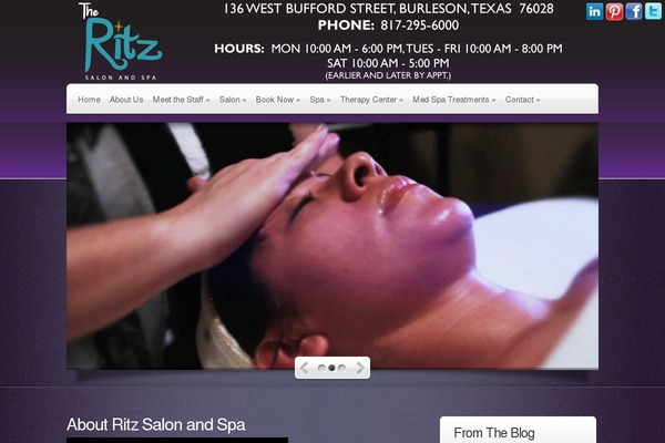 theritzsalonandspa.com site used Theritz