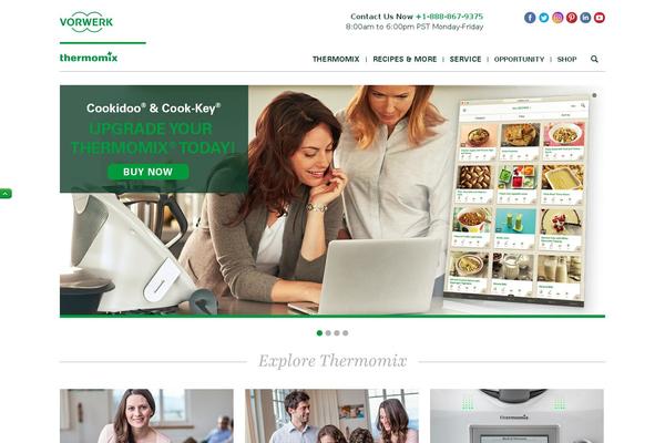 thermomix.com site used Thermomix