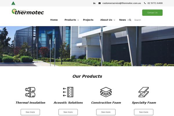 thermotec.com.au site used Thermotec