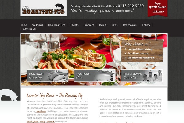 theroastingpig.co.uk site used Theroastingpig