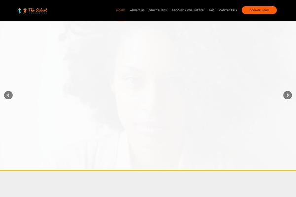 Wp_charity theme site design template sample