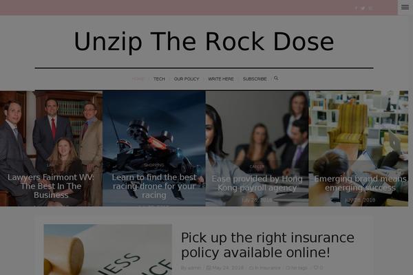 therockdose.com site used Buzzblog