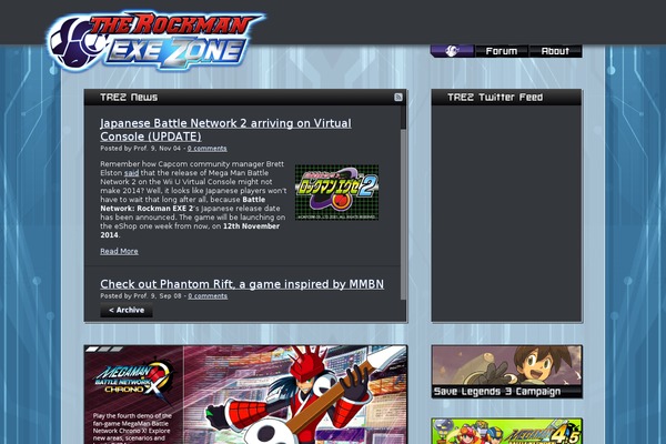 therockmanexezone.com site used Sparkling