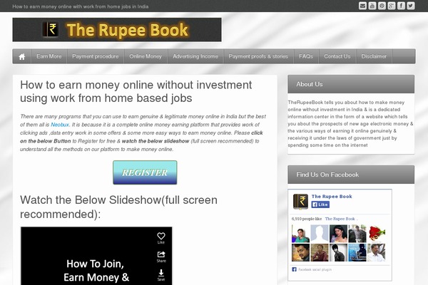 therupeebook.com site used Go-on