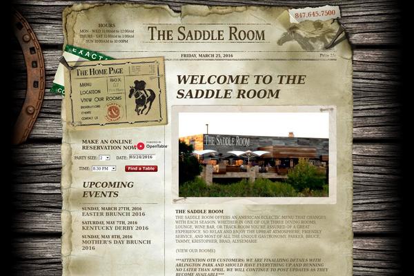 thesaddleroomrestaurant.com site used Turfroom