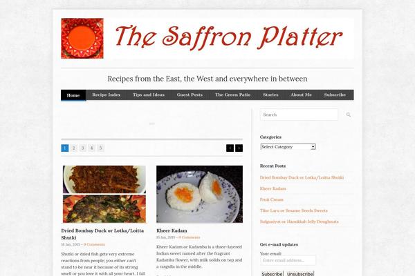 thesaffronplatter.com site used Venice-lite