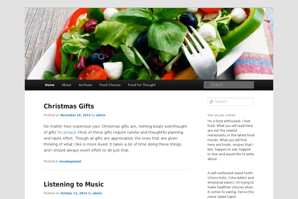 Twenty Twelve theme site design template sample