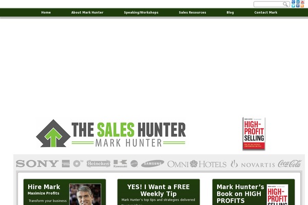 thesaleshunter.com site used The-sales-hunter