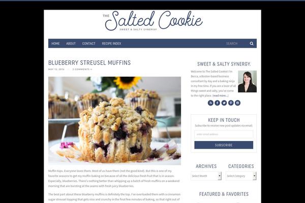 thesaltedcookie.com site used Thesaltedcookie2019