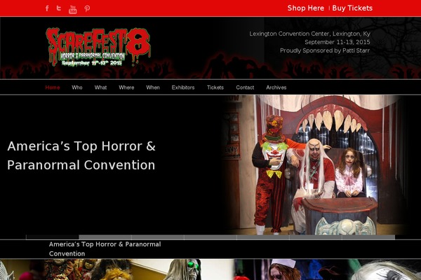 thescarefest.com site used Musicify