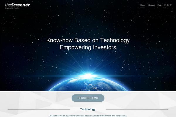 thescreener.com site used Screeener