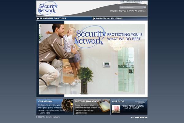 thesecuritynetwork.com site used NDesign