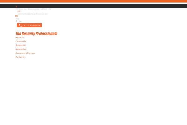 thesecurityprofessionals.com site used The-security-professionals