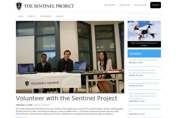 thesentinelproject.org site used Xxx-divi