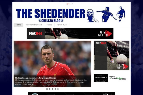 theshedender.com site used Snack-responsive