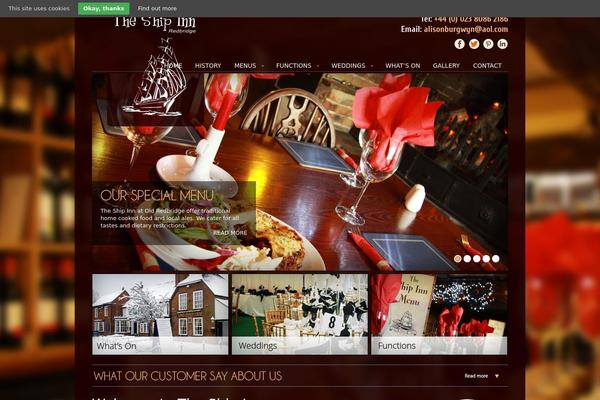 Bridge theme site design template sample