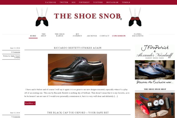 theshoesnobblog.com site used The-shoe-snob-blog