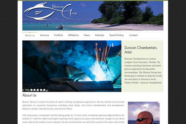 WordPress website example screenshot