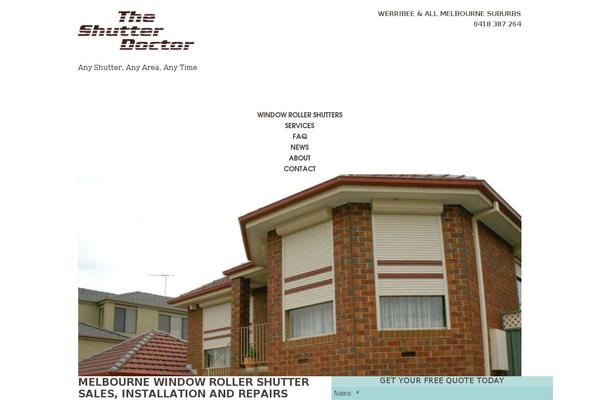 theshutterdoctor.com.au site used Theshutterdoctor