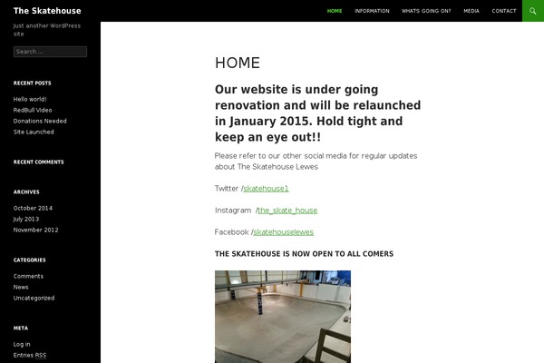 WordPress website example screenshot